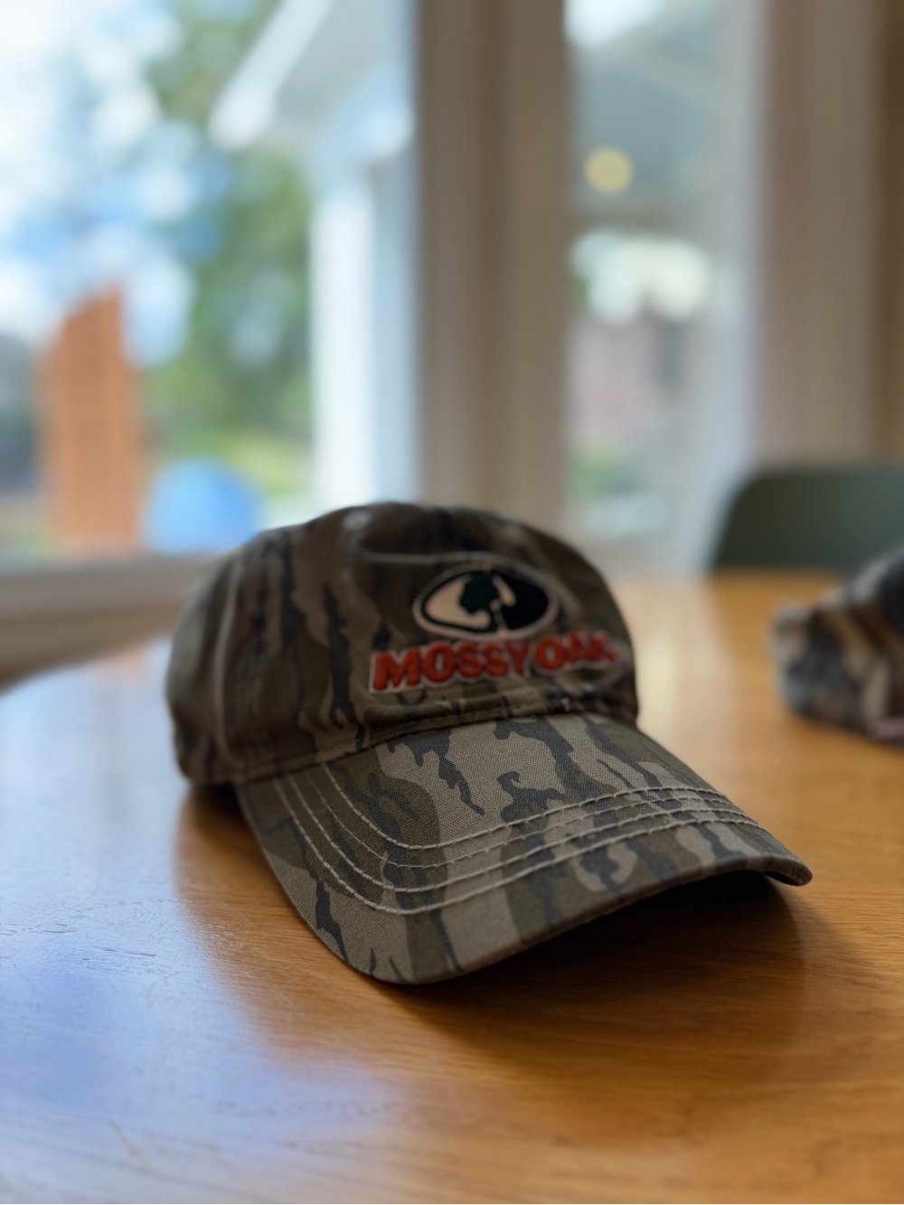 Mossy Oak Camo Baseball Cap - Men's Green Camouflage Hat